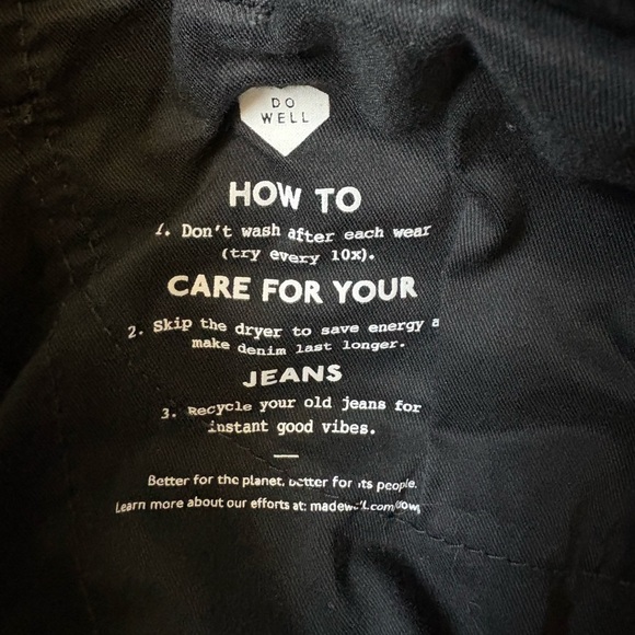 Madewell 10” High-Rise Skinny Jeans – Size 28 Washed Black - Picture 2 of 10